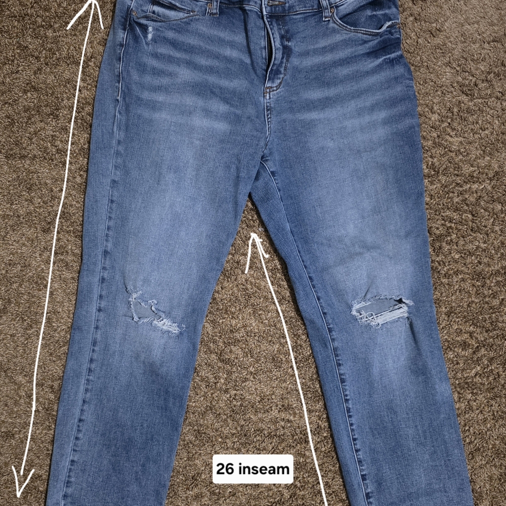 STS Blue Distressed Ankle Jeans